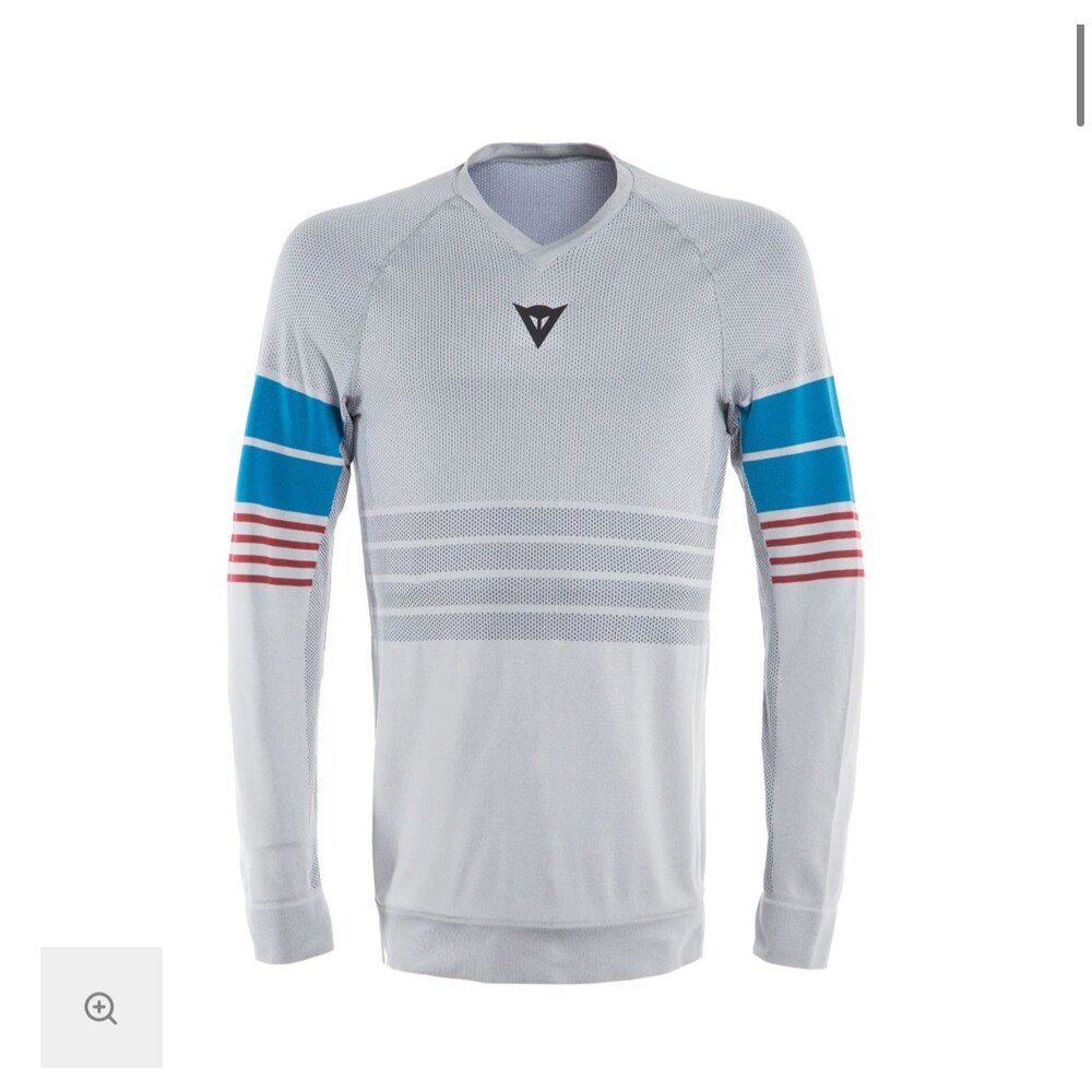 Dainese HG Long Sleeve MTB Jersey 1 Grey Blue Red XL (Made in Italy)